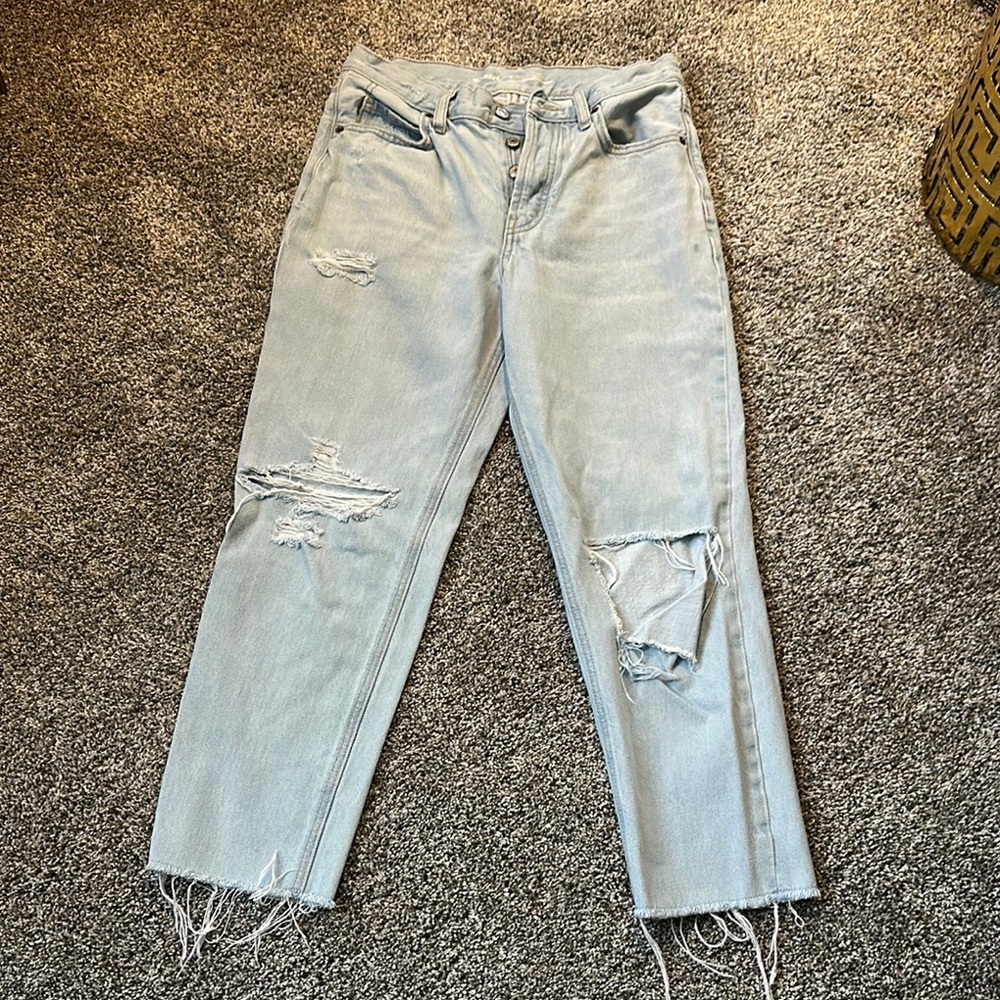 Old Navy Blue Straight Leg Jeans with Vintage Appeal